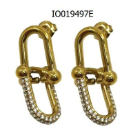 ARETES ZO13162E BICOLOR Acero Inoxidable