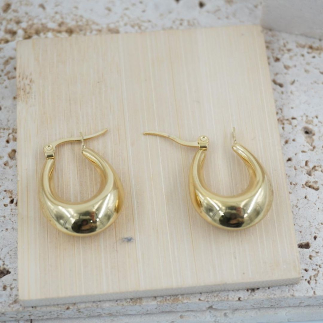 ARETES ZO11436E DORADO Acero Inoxidable