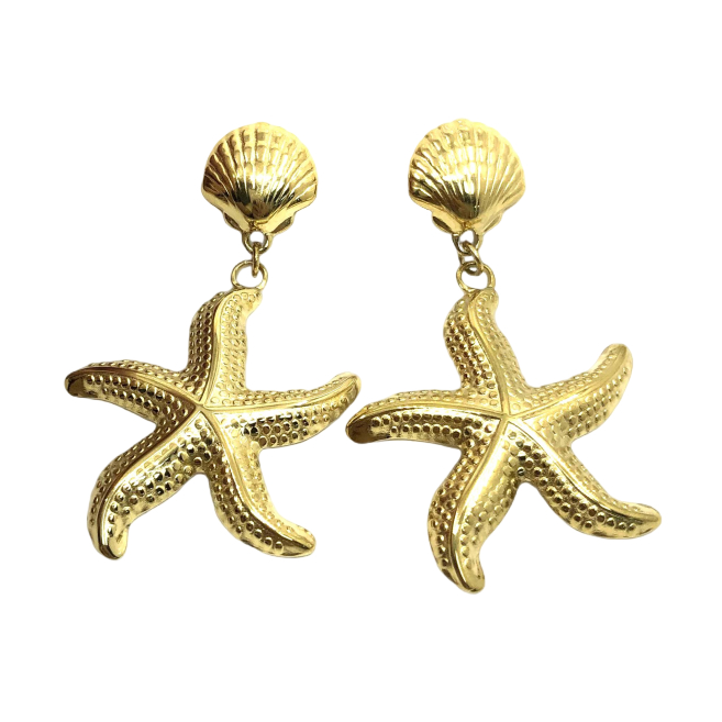 ARETES ZO14449E DORADO Acero Inoxidable