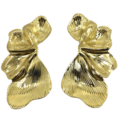 ARETES ZO14502E DORADO Acero Inoxidable