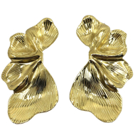 ARETES ZO14502E DORADO Acero Inoxidable