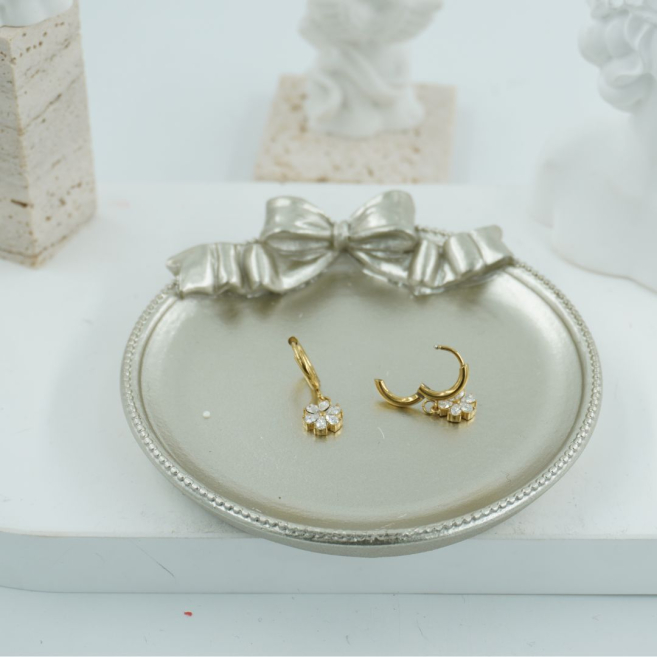 ARETES ZO12309E DORADO Acero Inoxidable