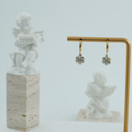 ARETES ZO12309E DORADO Acero Inoxidable