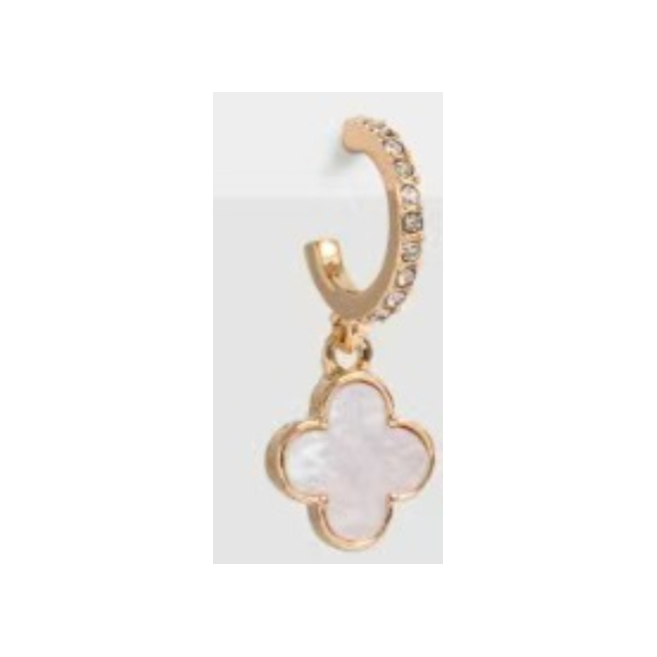 ARETES ZO14153E DORADO+NEGRO Acero Inoxidable
