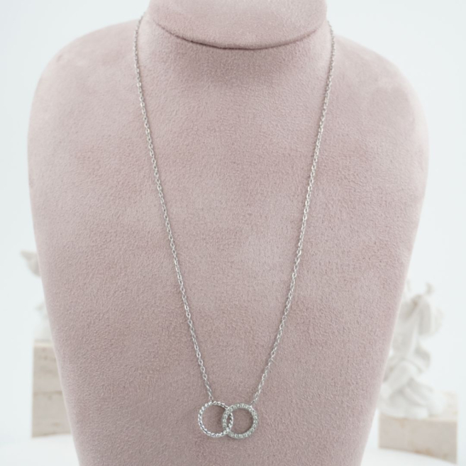 COLLAR ZO11864N PLATEADO Acero Inoxidable