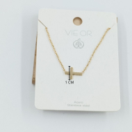 COLLAR ZO11509N DORADO Acero Inoxidable