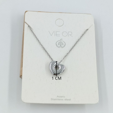 COLLAR ZO11531N PLATEADO Acero Inoxidable