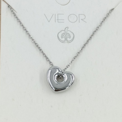 COLLAR ZO11531N PLATEADO Acero Inoxidable