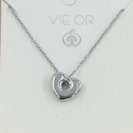 COLLAR ZO11531N PLATEADO Acero Inoxidable