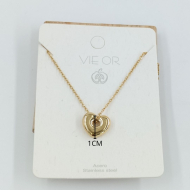 COLLAR ZO11531N DORADO Acero Inoxidable