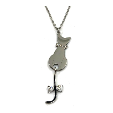 COLLAR ZO9450N250 PLATEADO Acero Inoxidable