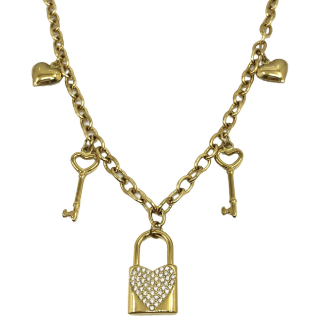 COLLAR ZO13876N PLATEADO Acero Inoxidable