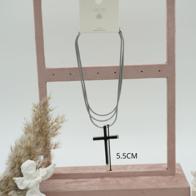 COLLAR ZO12311N/80CM PLATEADO Acero Inoxidable