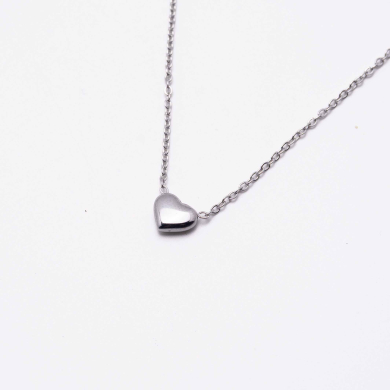 COLLAR ZO13798N Plateado Acero Inoxidable AD11