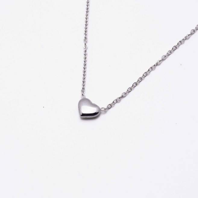 COLLAR ZO13798N Plateado Acero Inoxidable AD11