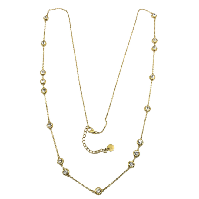 COLLAR ZO15398N/85CM PLATEADO Acero Inoxidable
