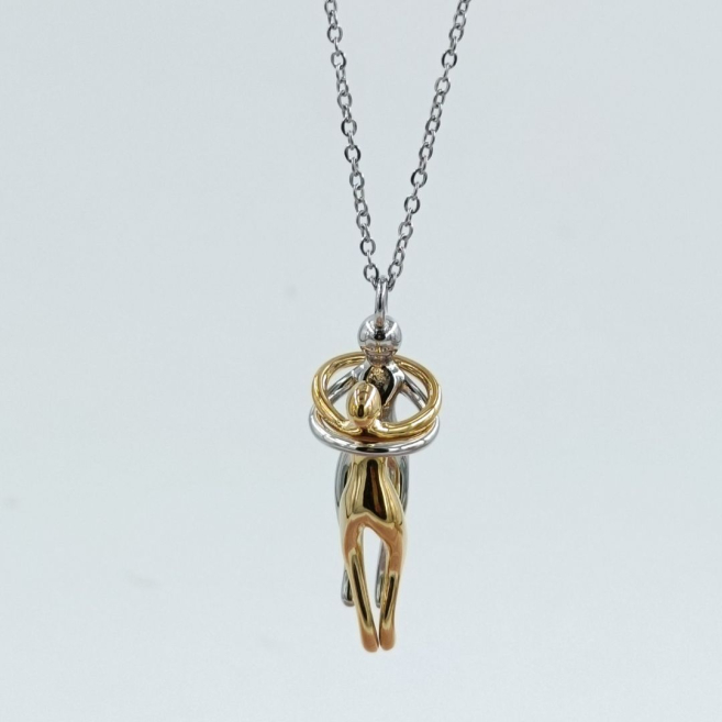 COLLAR ZO12117N DORADO Acero Inoxidable