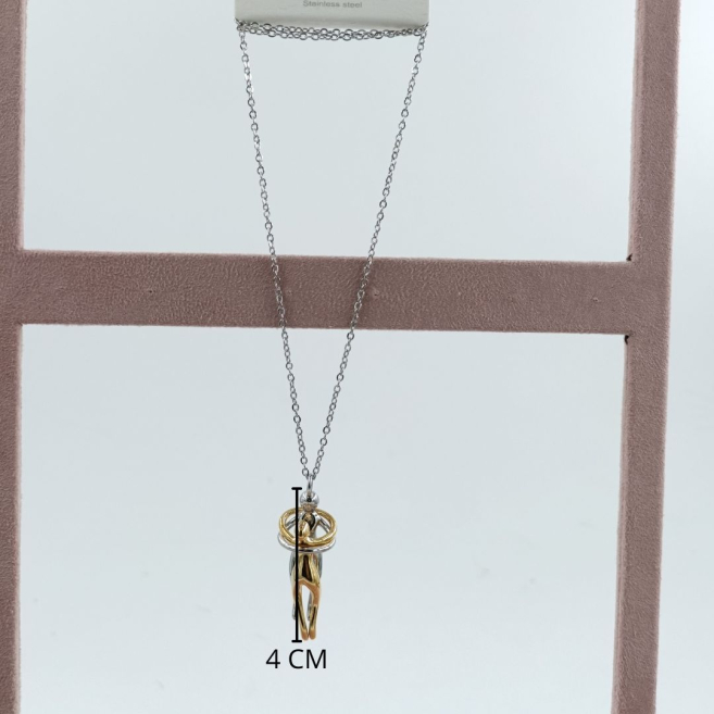 COLLAR ZO12117N DORADO Acero Inoxidable