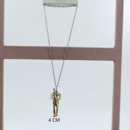 COLLAR ZO12117N DORADO Acero Inoxidable