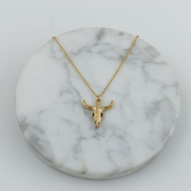 COLLAR ZO10489N200 DORADO Acero Inoxidable 2D21