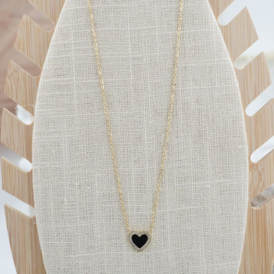 COLLAR ZO12111N DORADO+ROJO Acero Inoxidable E21