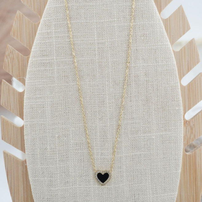 COLLAR ZO12111N DORADO+ROJO Acero Inoxidable E21
