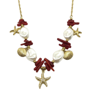COLLAR ZO15222N DORADO Acero Inoxidable