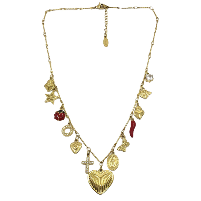 COLLAR ZO13473N PLATEADO Acero Inoxidable