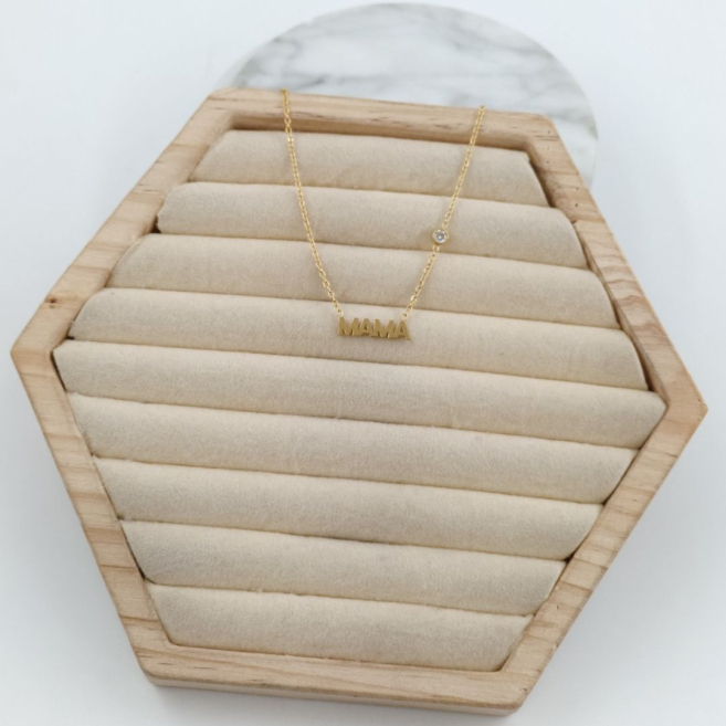 COLLAR ZO9295N180 DORADO Acero Inoxidable