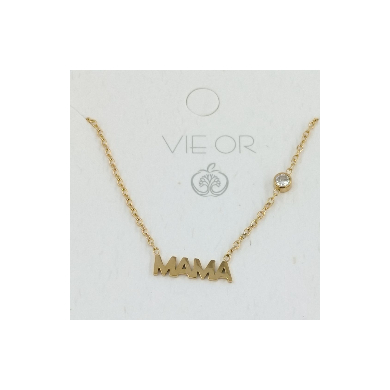 COLLAR ZO9295N180 DORADO Acero Inoxidable