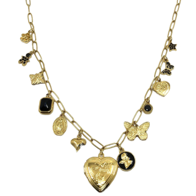 COLLAR ZO13474N DORADO Acero Inoxidable