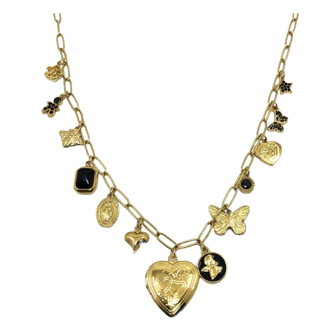 COLLAR ZO13474N PLATEADO Acero Inoxidable