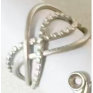 ANILLO ZO14140R PLATEADO Acero Inoxidable