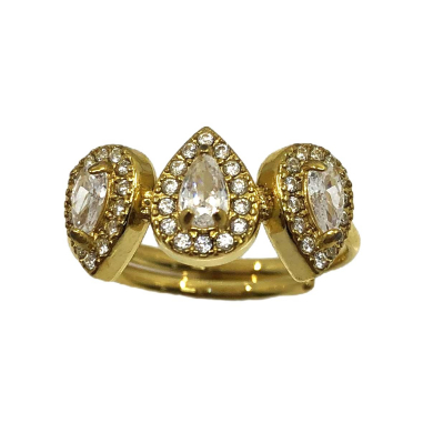 ANILLO ZO13999R DORADO Acero Inoxidable