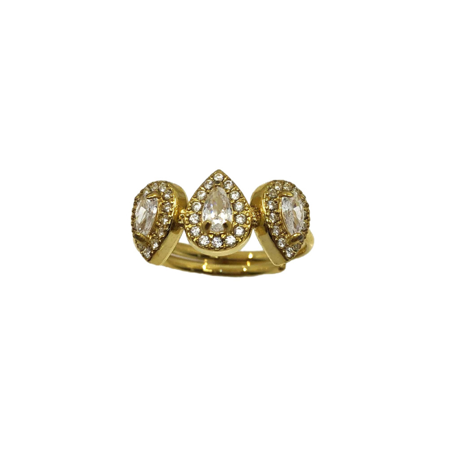 ANILLO ZO13999R DORADO Acero Inoxidable