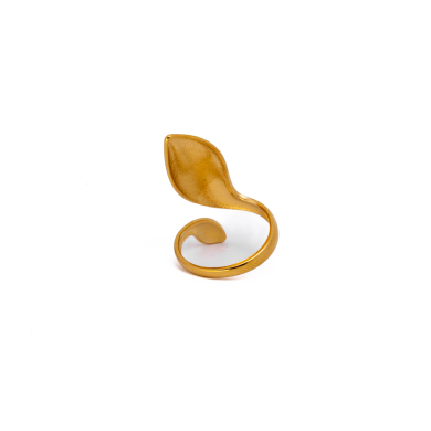 ANILLO ZO14325R Dorado Acero Inoxidable A37