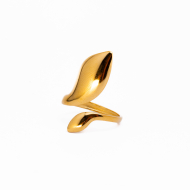 ANILLO ZO14325R Dorado Acero Inoxidable A37