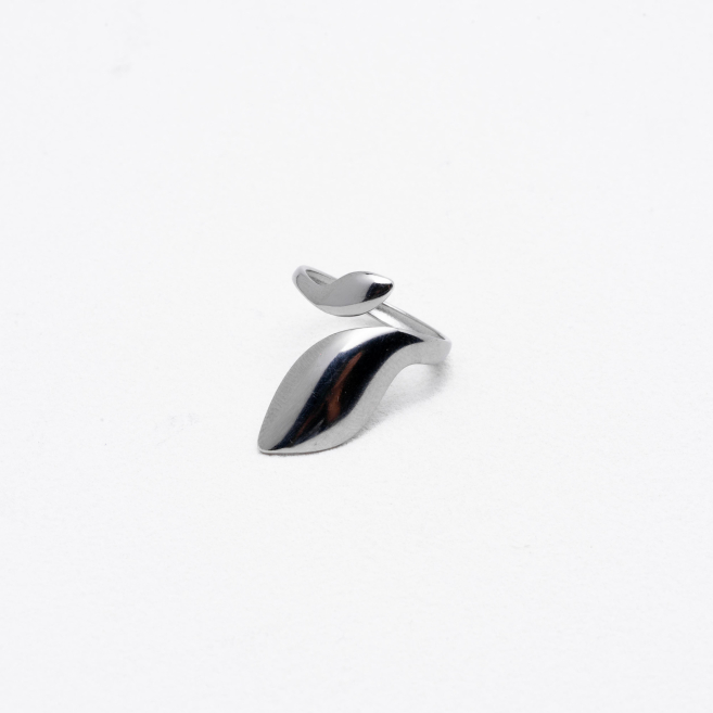 ANILLO ZO14325R Plateado Acero Inoxidable A37