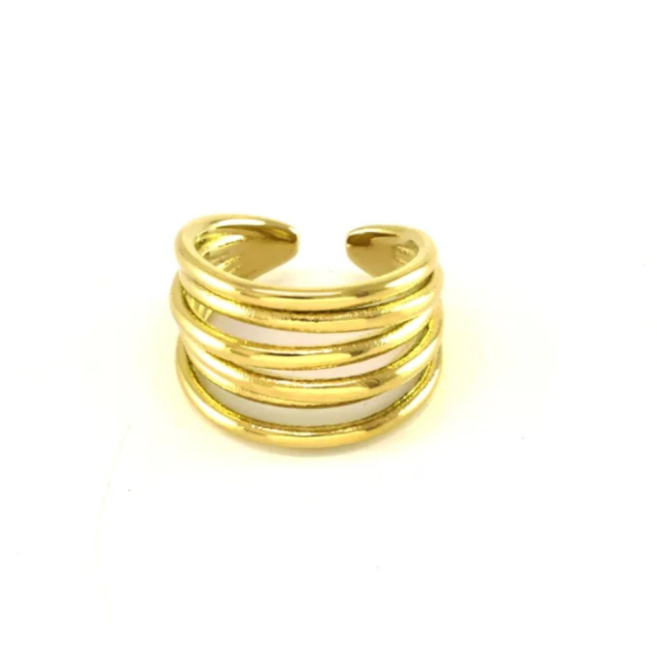 ANILLO ZO11279R250 DORADO Acero Inoxidable