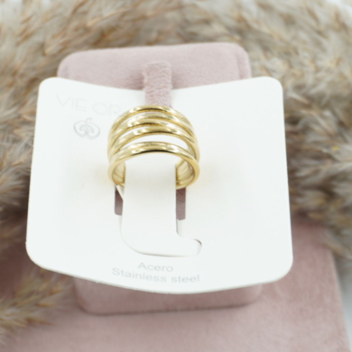 ANILLO ZO11279R250 DORADO Acero Inoxidable