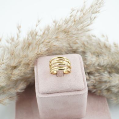 ANILLO ZO11279R250 DORADO Acero Inoxidable