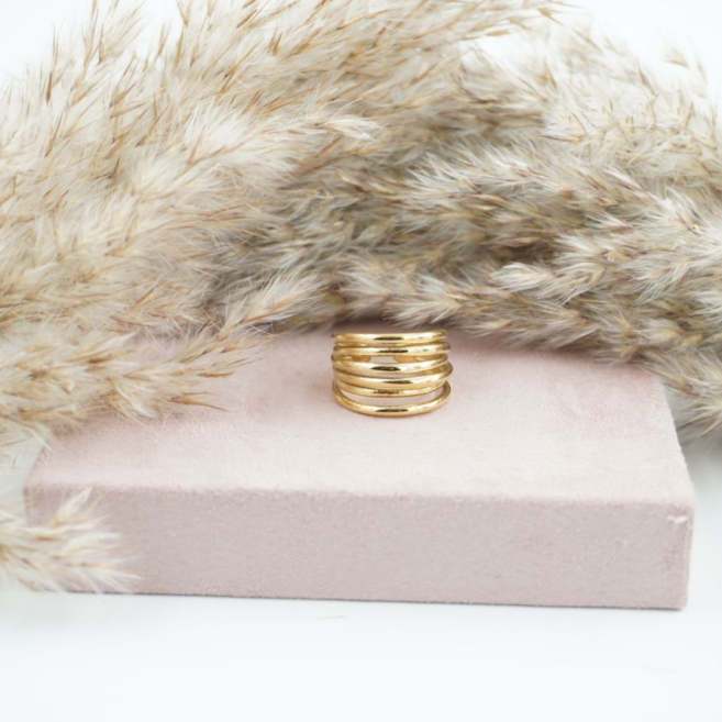 ANILLO ZO11279R250 DORADO Acero Inoxidable