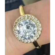 ANILLO ZO15585R DORADO Acero Inoxidable