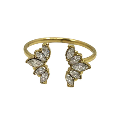 ANILLO ZO13809R DORADO Acero Inoxidable