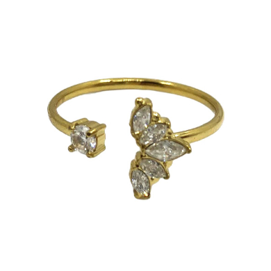 ANILLO ZO13809R PLATEADO Acero Inoxidable