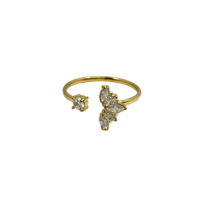 ANILLO ZO13809R PLATEADO Acero Inoxidable
