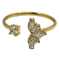 ANILLO ZO13809R PLATEADO Acero Inoxidable
