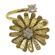 ANILLO ZO15130R DORADO Acero Inoxidable