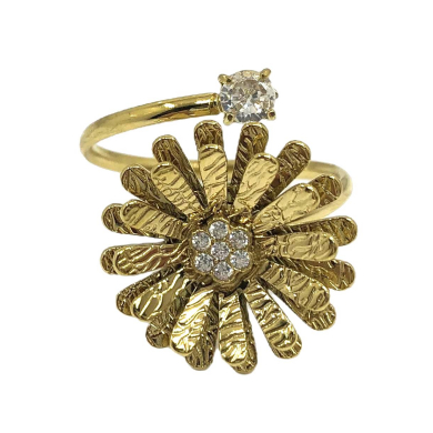 ANILLO ZO15130R PLATEADO Acero Inoxidable