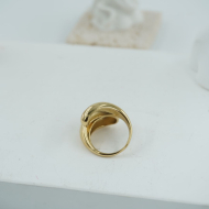 ANILLO ZO11695R DORADO Acero Inoxidable